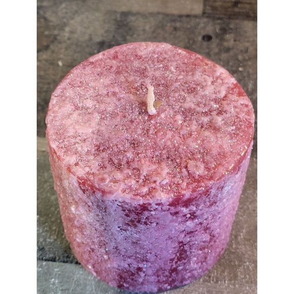 Large glitter‎ red candle Xmas Home Decor figure - Picture 4 of 5